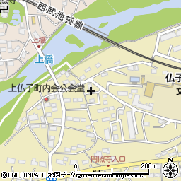 埼玉県入間市仏子199-15周辺の地図