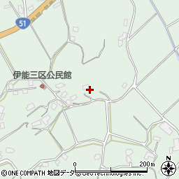 千葉県成田市伊能1164周辺の地図