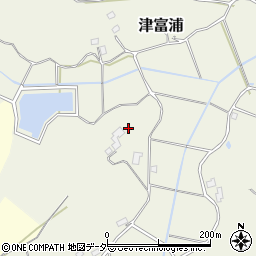千葉県成田市津富浦515周辺の地図