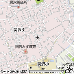 埼玉県富士見市関沢3丁目14-31周辺の地図