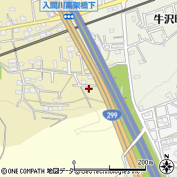 埼玉県入間市仏子1310周辺の地図