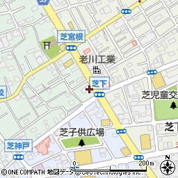 埼玉県川口市芝3972-1周辺の地図
