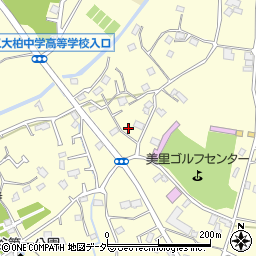 千葉県柏市増尾840周辺の地図