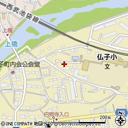 埼玉県入間市仏子129周辺の地図