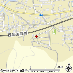 埼玉県入間市仏子1335周辺の地図