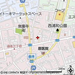 埼玉県さいたま市南区曲本4丁目8周辺の地図
