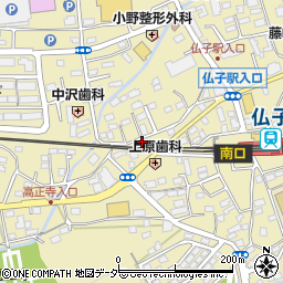 埼玉県入間市仏子890周辺の地図