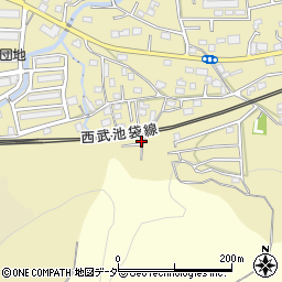 埼玉県入間市仏子1342周辺の地図