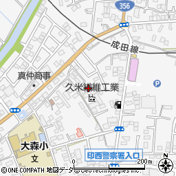 株式会社久米繊維千葉工場周辺の地図