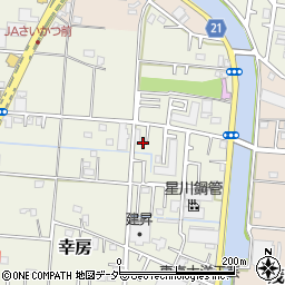 埼玉県三郷市幸房318周辺の地図