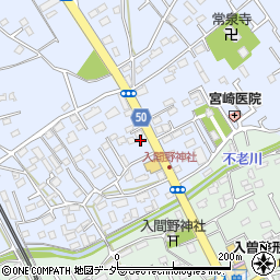 埼玉県狭山市北入曽1360-9周辺の地図