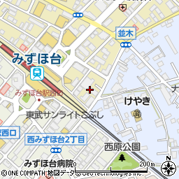 埼玉県富士見市東みずほ台1丁目2周辺の地図