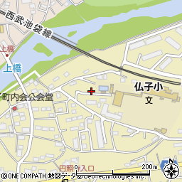 埼玉県入間市仏子134周辺の地図
