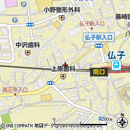 埼玉県入間市仏子886周辺の地図