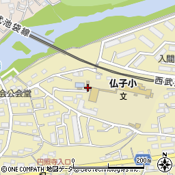 埼玉県入間市仏子141周辺の地図