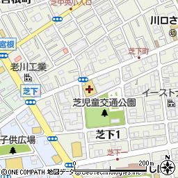 ミュー川口芝店周辺の地図