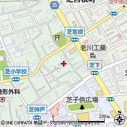 埼玉県川口市芝3949周辺の地図