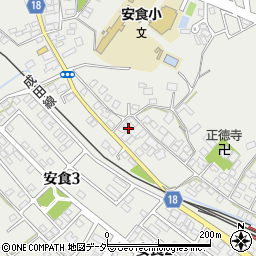 成田安食線周辺の地図