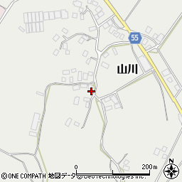 千葉県香取市山川163周辺の地図