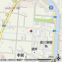 埼玉県三郷市幸房320周辺の地図