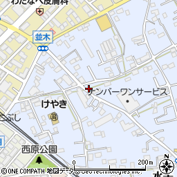 埼玉県富士見市水子4927周辺の地図