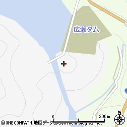 山梨県出先機関広瀬・琴川ダム管理事務所周辺の地図