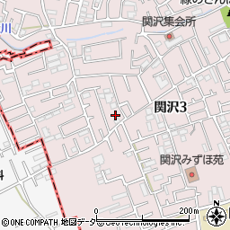 埼玉県富士見市関沢3丁目37-9周辺の地図