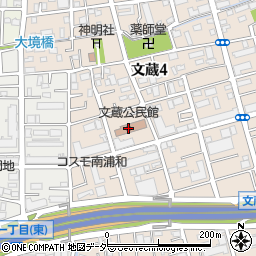 文蔵公民館周辺の地図