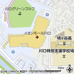 ユニクロイオンモール川口店周辺の地図