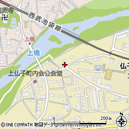 埼玉県入間市仏子15周辺の地図
