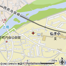 埼玉県入間市仏子121周辺の地図
