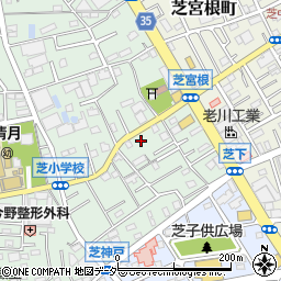 埼玉県川口市芝3952周辺の地図