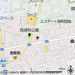 埼玉県さいたま市南区曲本4丁目5周辺の地図