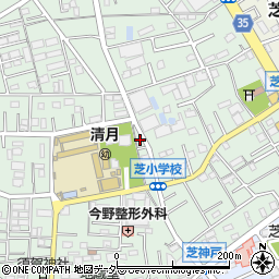 埼玉県川口市芝5323周辺の地図
