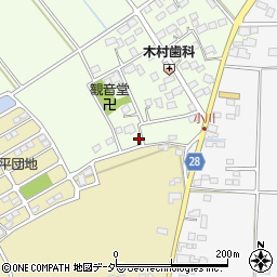 千葉県香取市下小川1439-5周辺の地図