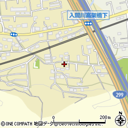 埼玉県入間市仏子1325周辺の地図
