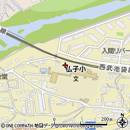 埼玉県入間市仏子100周辺の地図