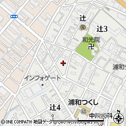 埼玉県さいたま市南区辻4丁目2-10周辺の地図