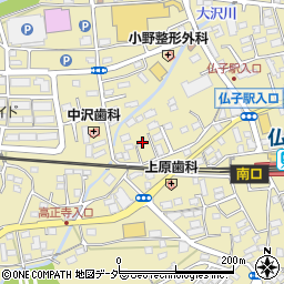 埼玉県入間市仏子898周辺の地図