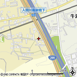 埼玉県入間市仏子1296周辺の地図