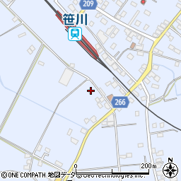 千葉県香取郡東庄町笹川い751周辺の地図