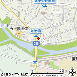 埼玉県飯能市笠縫5-8周辺の地図