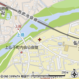埼玉県入間市仏子16周辺の地図