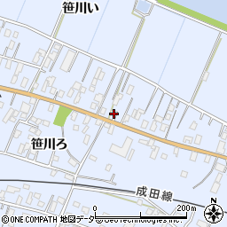 千葉県香取郡東庄町笹川い4718-3周辺の地図