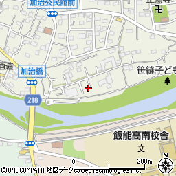 埼玉県飯能市笠縫8-30周辺の地図