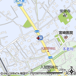 埼玉県狭山市北入曽1359-17周辺の地図