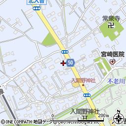 埼玉県狭山市北入曽1358周辺の地図