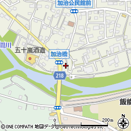 埼玉県飯能市笠縫5-7周辺の地図