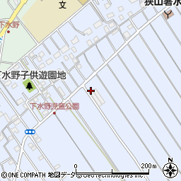 埼玉県狭山市水野116周辺の地図