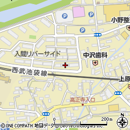 埼玉県入間市仏子636周辺の地図